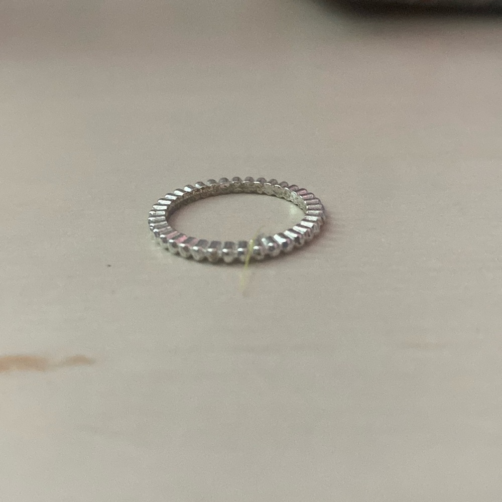 silver lining ring